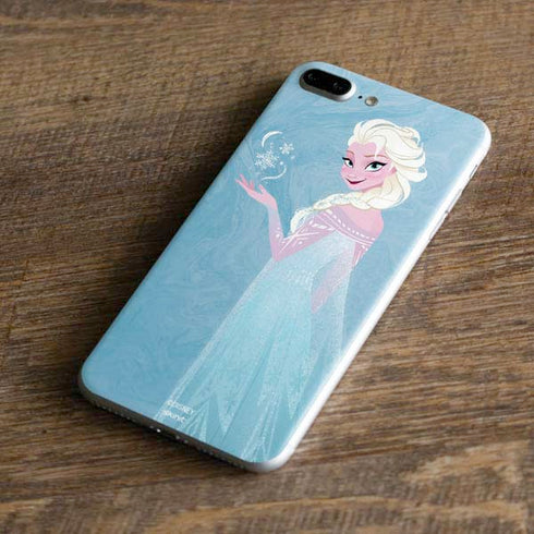 Disney Frozen Ice Blue Elsa Art iPhone 8 Plus Skin